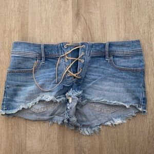 Hollister short shorts low rise